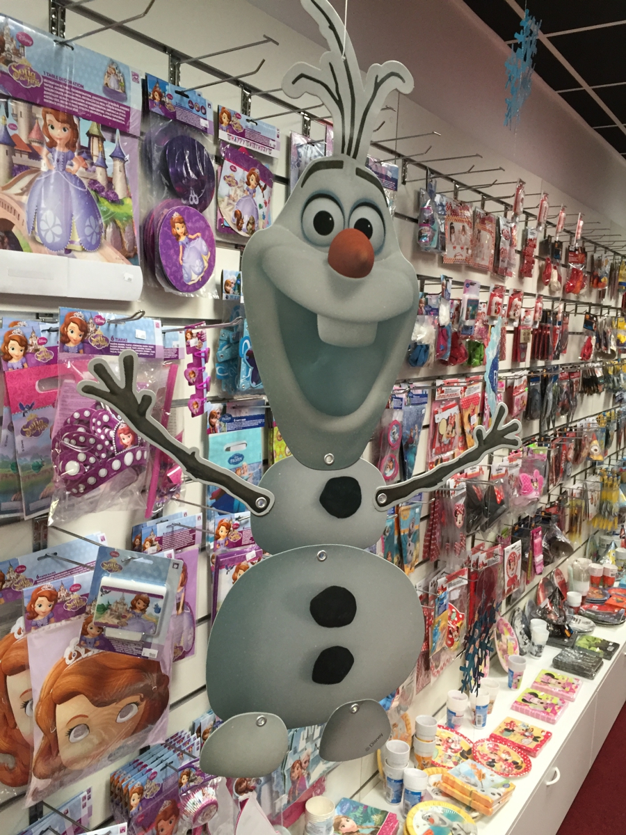 Frozen závěsná dekorace Olaf 55cm